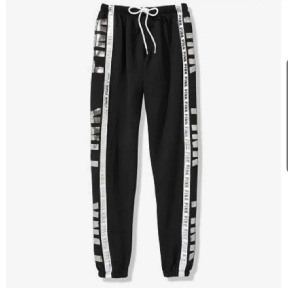 SOLD! VS Pink Bling Pullover Hoodie & Classic Pant - Picture 4 of 7